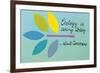 Ecology is Caring Today about Tomorrow-null-Framed Premium Giclee Print