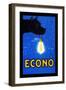 Econo-null-Framed Art Print