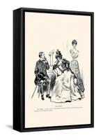 Economy-Charles Dana Gibson-Framed Stretched Canvas