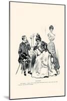 Economy-Charles Dana Gibson-Mounted Art Print