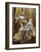 Ecstasy of Saint Teresa-Giovanni Lorenzo Bernini-Framed Art Print