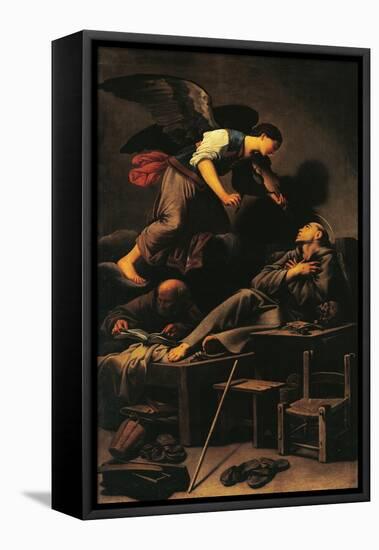 Ecstasy of St Francis, Circa 1620-Carlo Saraceni-Framed Stretched Canvas