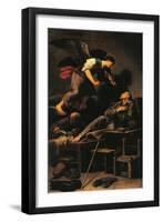 Ecstasy of St Francis, Circa 1620-Carlo Saraceni-Framed Giclee Print