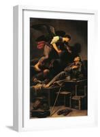 Ecstasy of St Francis, Circa 1620-Carlo Saraceni-Framed Giclee Print