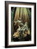 Ecstasy of St.Theresa (Marble)-Giovanni Lorenzo Bernini-Framed Giclee Print