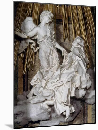 Ecstasy of St. Theresa-Giovanni Lorenzo Bernini-Mounted Giclee Print