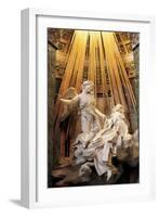 Ecstasy of St. Theresa-Gian Lorenzo Bernini-Framed Art Print