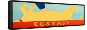 Ecstasy Yellow-Stephen Huneck-Framed Stretched Canvas