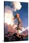 Ecstasy-Maxfield Parrish-Stretched Canvas