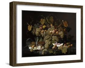 Ecstatic Fruit, 1852-Severin Roesen-Framed Giclee Print