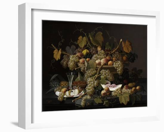 Ecstatic Fruit, 1852-Severin Roesen-Framed Giclee Print