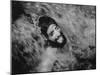 Ecstatic Hippie Probably Bathing in Waterfall at Woodstock Music Festival-Bill Eppridge-Mounted Photographic Print