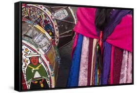 Ecuador, Corpus Christi, Winter solstice festival.-Pete Oxford-Framed Stretched Canvas