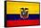 Ecuador Flag Design with Wood Patterning - Flags of the World Series-Philippe Hugonnard-Framed Stretched Canvas