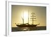 Ecuador, Galapagos Islands, Isabela Island. Ss Mary Anne at Sunset-Kevin Oke-Framed Photographic Print