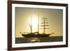 Ecuador, Galapagos Islands, Isabela Island. Ss Mary Anne at Sunset-Kevin Oke-Framed Photographic Print