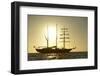 Ecuador, Galapagos Islands, Isabela Island. Ss Mary Anne at Sunset-Kevin Oke-Framed Photographic Print