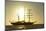 Ecuador, Galapagos Islands, Isabela Island. Ss Mary Anne at Sunset-Kevin Oke-Mounted Photographic Print