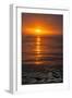 Ecuador, Galapagos National Park, Floreana Island. Ocean sunset.-Jaynes Gallery-Framed Photographic Print