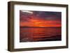 Ecuador, Galapagos National Park, Floreana Island. Ocean sunset.-Jaynes Gallery-Framed Photographic Print