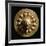 Ecuador, Pre-Columbian Civilization, Goldsmithery ,Golden Disc with Face in Relief-null-Framed Giclee Print