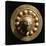 Ecuador, Pre-Columbian Civilization, Goldsmithery ,Golden Disc with Face in Relief-null-Stretched Canvas