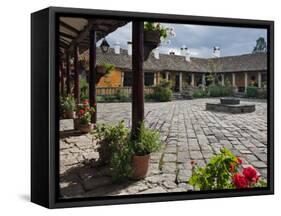 Ecuador, the Beautiful Hacienda San Augustin De Callo Is Built on the Site of an Inca Palace-Nigel Pavitt-Framed Stretched Canvas