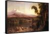 Ecuadorian Landscape, 1877-Frederic Edwin Church-Framed Stretched Canvas