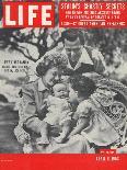 Actors Dezi Arnaz and Wife Lucille Ball with Children, Desi Jr. and Lucie, at Home, April 6, 1953-Ed Clark-Photographic Print