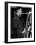 Ed Jones Playing Tenor Saxophone at the Fairway, Welwyn Garden City, Hertfordshire, 1992-Denis Williams-Framed Photographic Print