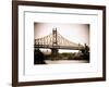 Ed Koch Queensboro Bridge (Queensbridge), Long Island City, New York, Vintage, White Frame-Philippe Hugonnard-Framed Art Print