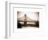 Ed Koch Queensboro Bridge (Queensbridge), Long Island City, New York, Vintage, White Frame-Philippe Hugonnard-Framed Art Print