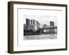 Ed Koch Queensboro Bridge, Sutton Place and Buildings, East River, Manhattan, New York, White Frame-Philippe Hugonnard-Framed Art Print