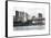 Ed Koch Queensboro Bridge, Sutton Place and Buildings, East River, Manhattan, New York, White Frame-Philippe Hugonnard-Framed Stretched Canvas