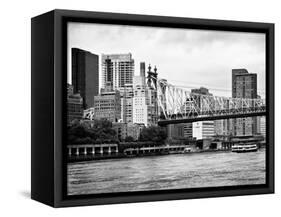 Ed Koch Queensboro Bridge, Sutton Place and Buildings, East River, Manhattan, New York-Philippe Hugonnard-Framed Stretched Canvas