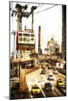 Ed Koch Queensboro Bridge Traffic III-Philippe Hugonnard-Mounted Giclee Print