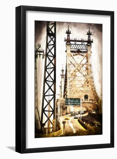 Ed Koch Queensboro Bridge Traffic-Philippe Hugonnard-Framed Giclee Print