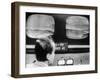 Ed R. Murrow's TV Show Show, Broadcasting the Golden Gate Bridge and the Brooklyn Bridge Together-Yale Joel-Framed Photographic Print