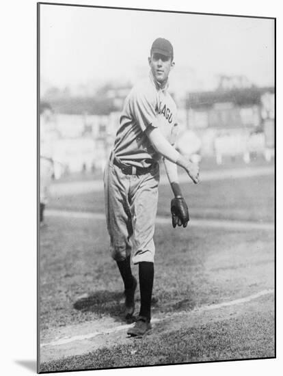 Ed Ruelbach, Chicago Cubs, Baseball Photo No.2 - Chicago, IL-Lantern Press-Mounted Art Print