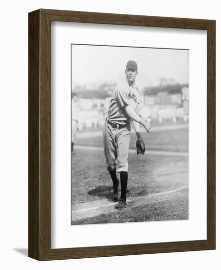 Ed Ruelbach, Chicago Cubs, Baseball Photo No.2 - Chicago, IL-Lantern Press-Framed Art Print