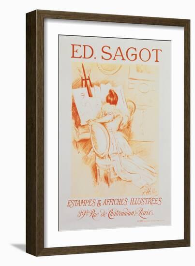 Ed Sagot-Paul Cesar Helleu-Framed Giclee Print