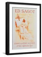 Ed Sagot-Paul Cesar Helleu-Framed Giclee Print