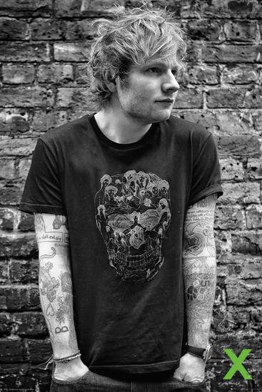 Ed Sheeran Skull-null-Lamina Framed Poster