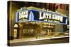 Ed Sullivan Theater Advertising the Late Show-null-Stretched Canvas