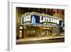 Ed Sullivan Theater Advertising the Late Show-null-Framed Photographic Print