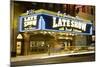 Ed Sullivan Theater Advertising the Late Show-null-Mounted Photographic Print