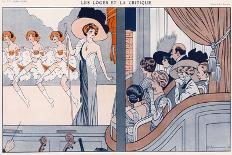 Lady is Welcomed as She Arrives at a Station-Ed Touraine-Premium Giclee Print