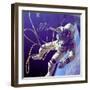 Ed White First American Spacewalker Photograph - Cape Canaveral, FL-Lantern Press-Framed Art Print