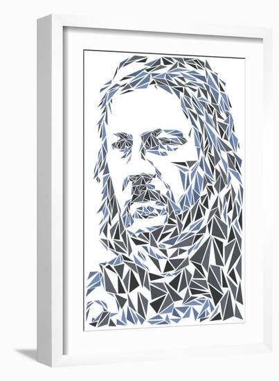 Eddard Stark-Cristian Mielu-Framed Art Print