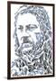 Eddard Stark-Cristian Mielu-Framed Art Print